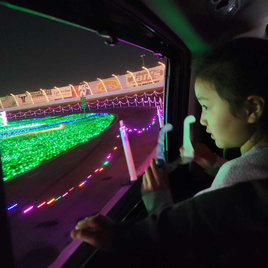 Santa’s Speedway Christmas Lights is Back at Irwindale Speedway WaWa Republic